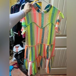 Queen of sparkles multi-colored spring dress